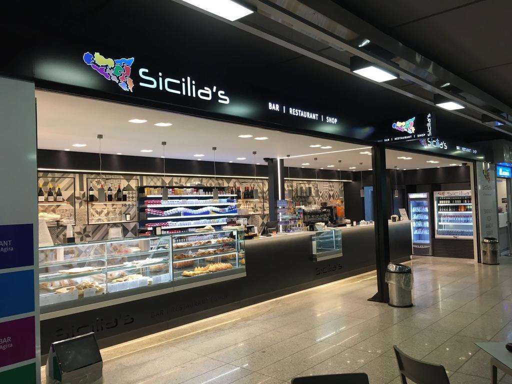 Sicilia S Residence Hotel - Aci Catena Étterem fotó